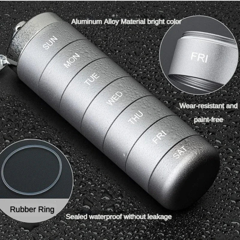 Ys-5006 Metal Pill Box Organizer