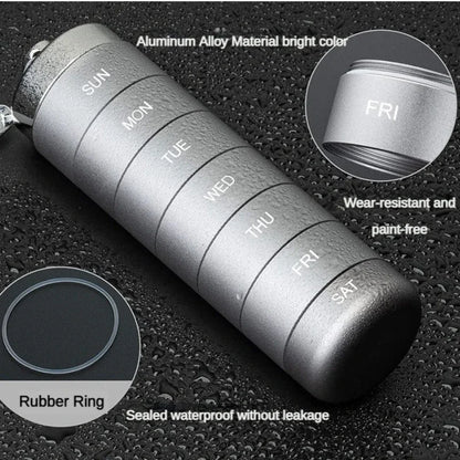 Ys-5006 Metal Pill Box Organizer