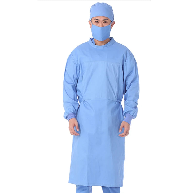 Woven Surgical Gowns Water-Resistant Doctor Gown