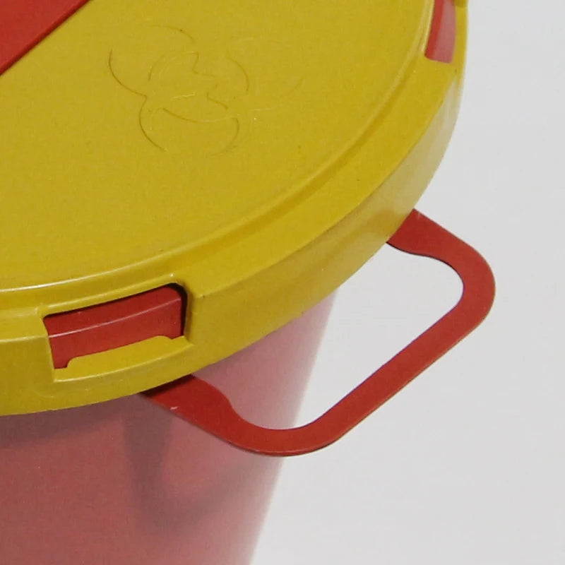 2L 7L Disposal Biohazard Container Round Disposable Medical Sharp Container