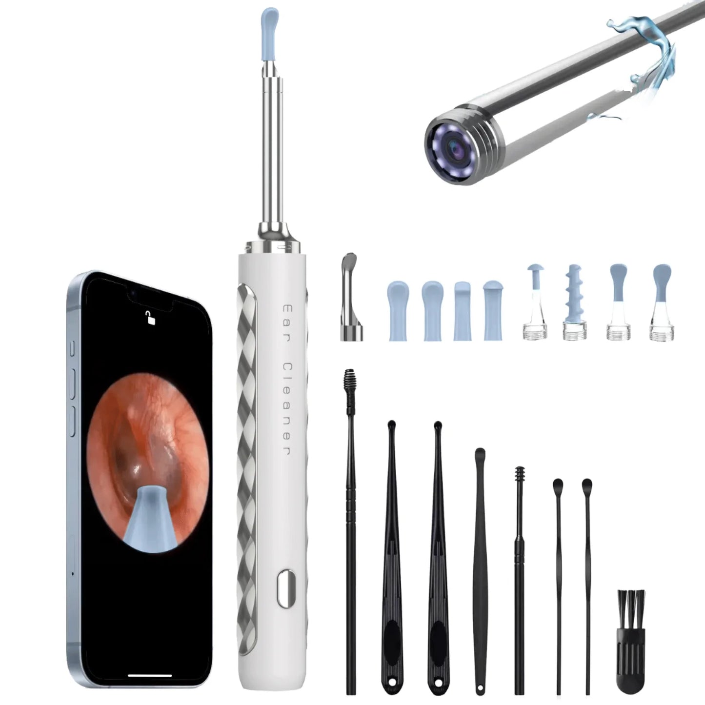 Ys - 8106 HD 1080P Smart Wireless Personal Ear Wax Remove