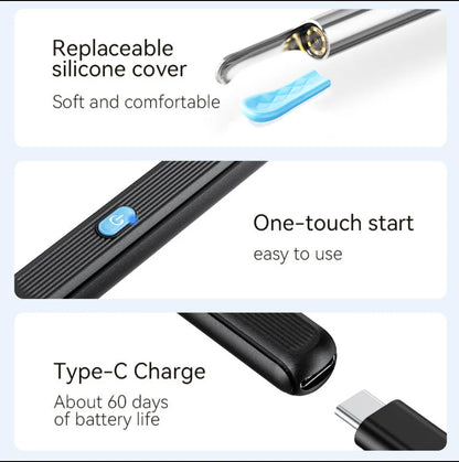 Ys - 8106 HD 1080P Smart Wireless Personal Ear Wax Remove