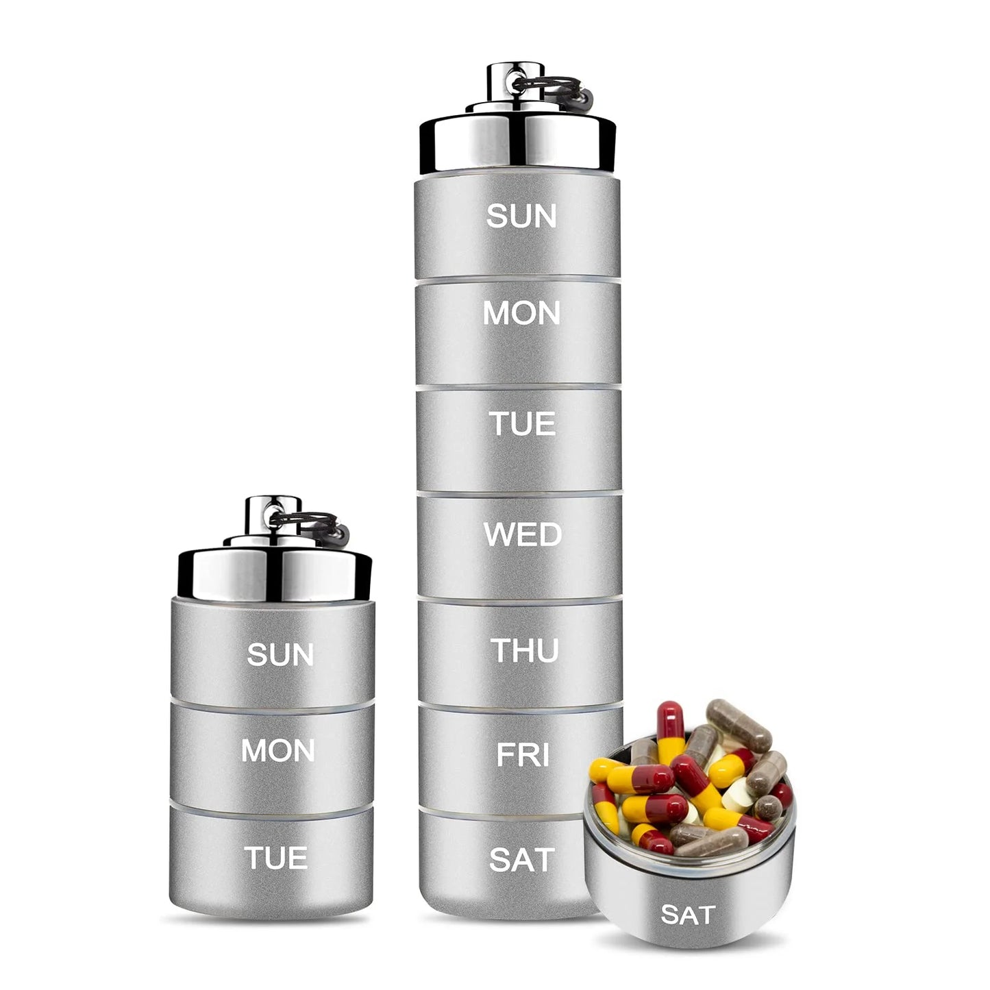 Ys-5006 Metal Pill Box Organizer