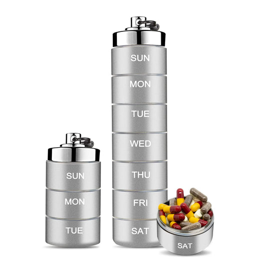 Ys-5006 Metal Pill Box Organizer