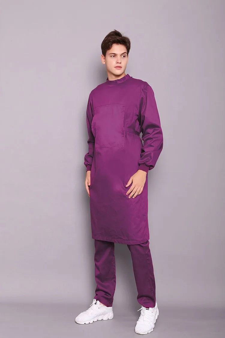 Woven Surgical Gowns Water-Resistant Doctor Gown