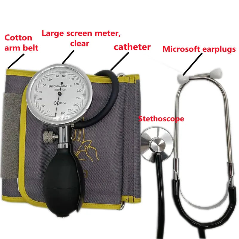 Ys-5606 Handheld Dial Type Manual Blood Pressure Monitor with Stethoscope
