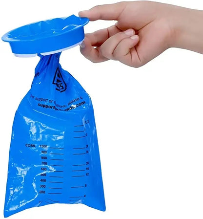 Ys - 9015 Blue Waste Disposal Bags Medical Disposable