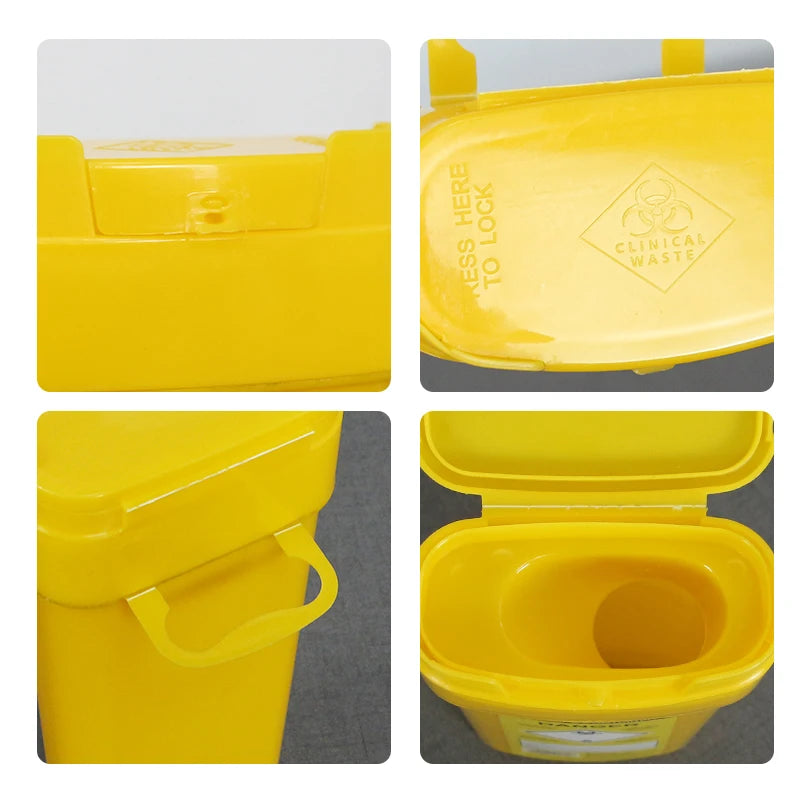 0.6L Sharps Safe Needle Syringe Insulin Disposal Surgery Waste Bin
