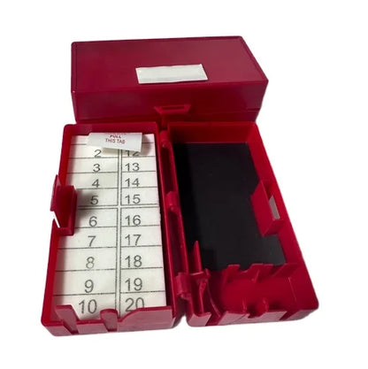 20 Count Magnetic Needle Counters  Foam Safety Needle Box with Blade Remover