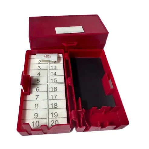 20 Count Magnetic Needle Counters  Foam Safety Needle Box with Blade Remover