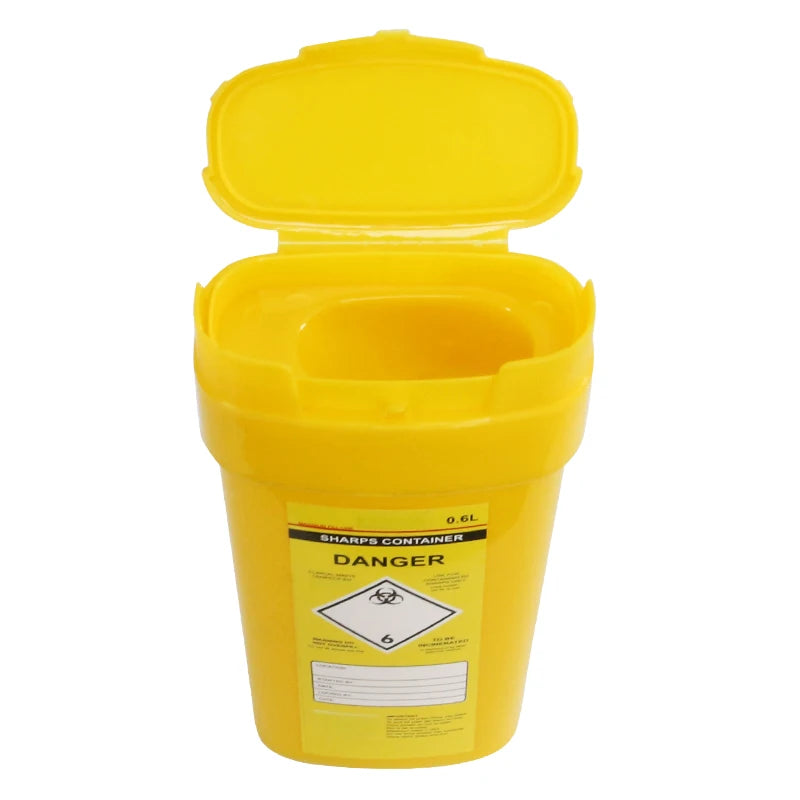 0.6L Sharps Safe Needle Syringe Insulin Disposal Surgery Waste Bin