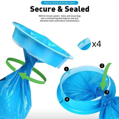 Ys - 9015 Blue Waste Disposal Bags Medical Disposable